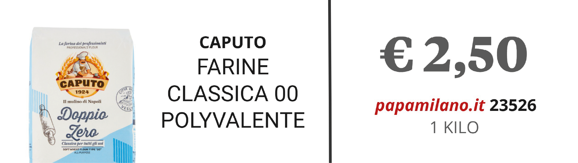 CAPUTO FARINE CLASSICA 00 POLYVALENTE